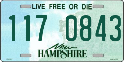 NH license plate 1170843