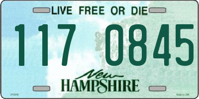 NH license plate 1170845