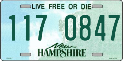 NH license plate 1170847
