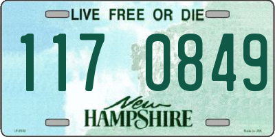 NH license plate 1170849