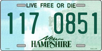 NH license plate 1170851