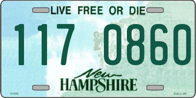 NH license plate 1170860