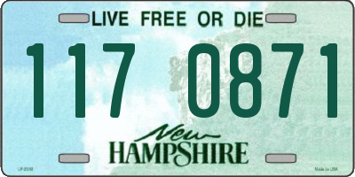 NH license plate 1170871