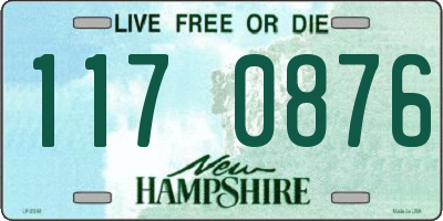 NH license plate 1170876