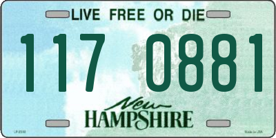 NH license plate 1170881