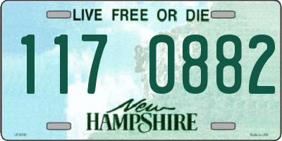NH license plate 1170882