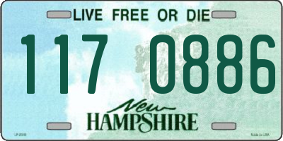 NH license plate 1170886