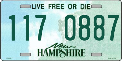 NH license plate 1170887
