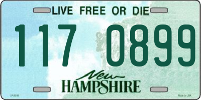 NH license plate 1170899
