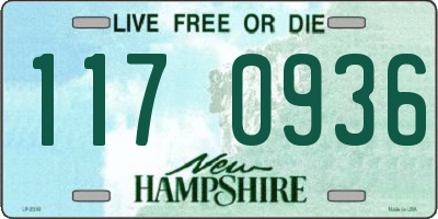 NH license plate 1170936