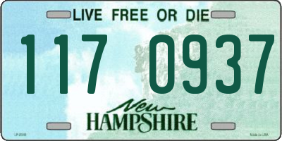 NH license plate 1170937