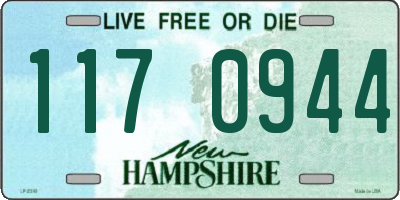 NH license plate 1170944