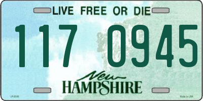 NH license plate 1170945
