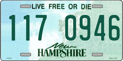 NH license plate 1170946