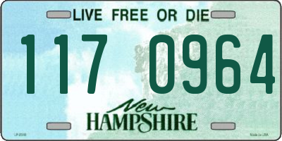 NH license plate 1170964