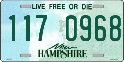 NH license plate 1170968