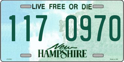 NH license plate 1170970