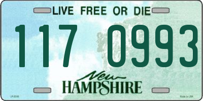 NH license plate 1170993