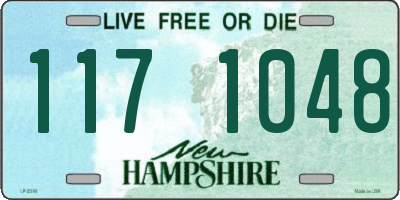 NH license plate 1171048