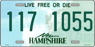 NH license plate 1171055