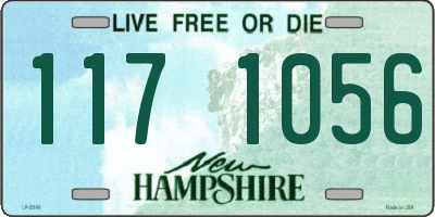 NH license plate 1171056