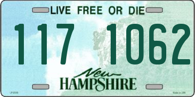 NH license plate 1171062