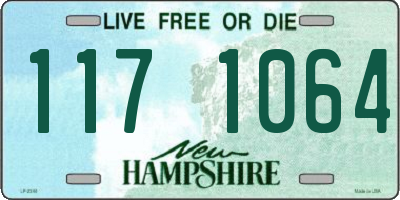 NH license plate 1171064
