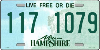 NH license plate 1171079