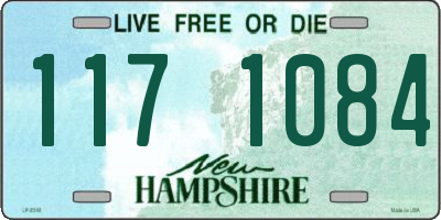NH license plate 1171084