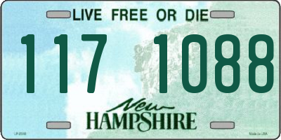 NH license plate 1171088