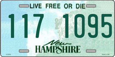 NH license plate 1171095