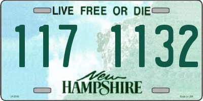 NH license plate 1171132