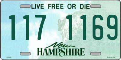 NH license plate 1171169