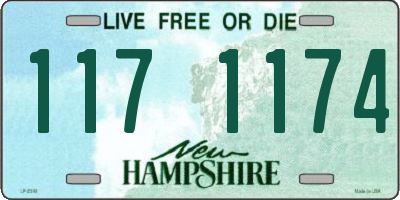 NH license plate 1171174