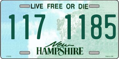 NH license plate 1171185