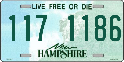 NH license plate 1171186
