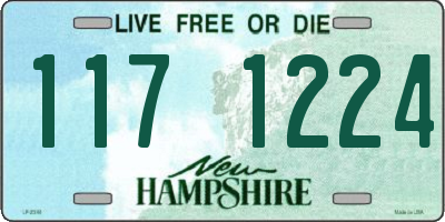 NH license plate 1171224