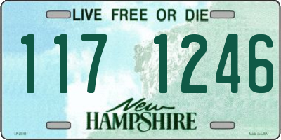 NH license plate 1171246
