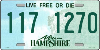 NH license plate 1171270