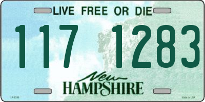 NH license plate 1171283