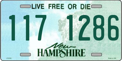 NH license plate 1171286