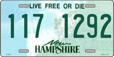 NH license plate 1171292