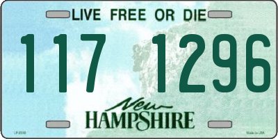 NH license plate 1171296