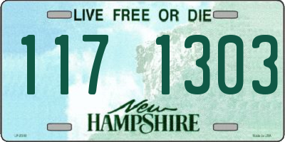 NH license plate 1171303