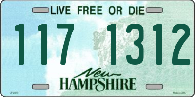 NH license plate 1171312