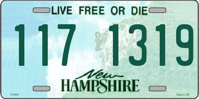 NH license plate 1171319