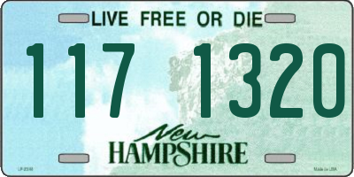 NH license plate 1171320