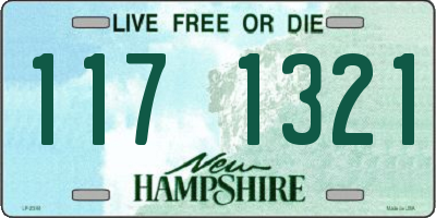 NH license plate 1171321