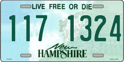 NH license plate 1171324