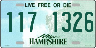 NH license plate 1171326